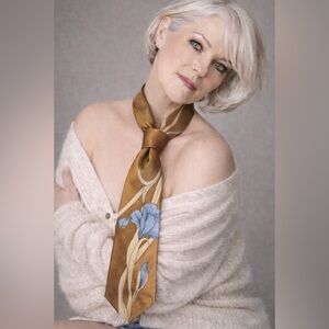 💯 % silk tie made in Italy LOUIS FOUNTTAIN